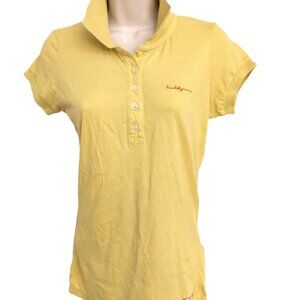 True Religion Brand Jeans Cotton TR Signature Polo Shirt Baby Lime NWT $88